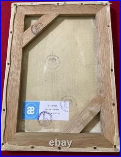 DR. SEUSS painting oil on canvas signed stamped vintage