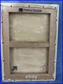 DR. SEUSS painting oil on canvas signed stamped vintage