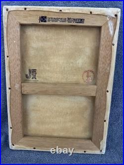 DR. SEUSS painting oil on canvas signed stamped vintage