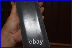 D-LITE BEVERAGES ICE COLD BOTTLE STAMPED PAINTED METAL DEALER SIGN 1950s VINTAGE