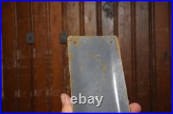 D-LITE BEVERAGES ICE COLD BOTTLE STAMPED PAINTED METAL DEALER SIGN 1950s VINTAGE