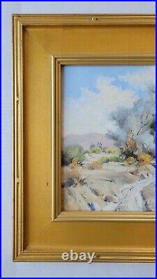 Darwin Duncan Early California Vintage Desert Landscape Plein Air Oil Painting