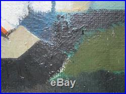 David B Wade Painting Uk Modernist Abstract Expressionism Landscape Vintage 1970