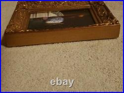 David Berger Oil Painting Still Life Framed Listed Artist Signed 9.5x7.5 VTG