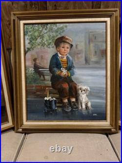 Dianne Dengel Vintage Paintings Framed Signed Painting