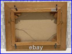 Dutch Winter Windmills Original Signed Oil Painting, Rare Vintage Art Gifts Dutch Winter Windmills Original Signed Oil Painting, Rare Vintage Art Gifts