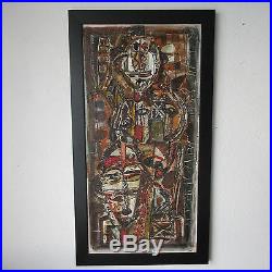 Ebrin Adingra Painting Abstract Modernism Expressionism Cubism Vintage Paris