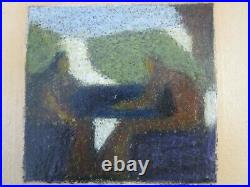 Edgar Hatten Painting Vintage Impressionist Expressionist Modernist Listed 78