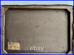 Edward Hopper (Handmade) Oil Painting on canvas signed & stamped VTG-ART UNFRAME