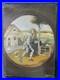 El bosco oil painting on canvas, vtg stamped signed