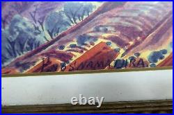 Enos Namatjira Australian Aboriginal Hermannsburg Watercolour Painting