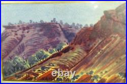 Enos Namatjira Australian Aboriginal Hermannsburg Watercolour Painting