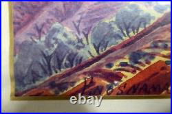 Enos Namatjira Australian Aboriginal Hermannsburg Watercolour Painting