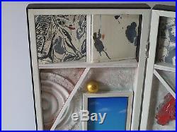 Ernest Posey Sculpture Painting Assemblage 3d Pop Art Abstract Vintage Rare Box