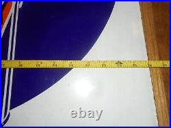 FANTASTIC Vintage 2-Sided Porcelain OUR OWN HARDWARE ADVERTISING PAINT SIGN