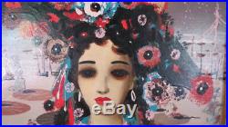 F. Giovanni Mid Century Surrealist Impasto Calogero Big Eye vintage