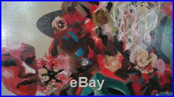 F. Giovanni Mid Century Surrealist Impasto Calogero Big Eye vintage