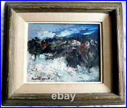 Fine Vintage Signed Original Impressionism Oil Painting