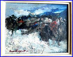 Fine Vintage Signed Original Impressionism Oil Painting