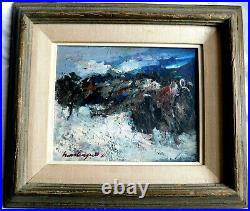 Fine Vintage Signed Original Impressionism Oil Painting