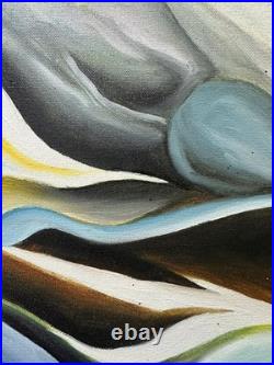 GEORGIA O´KEEFFE painting oil on canvas signed stamped vintage GEORGIA O´KEEFFE painting oil on canvas signed stamped vintage