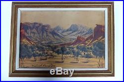 Gabriel Namatjira Australian Aboriginal Hermannsburg Watercolour Painting