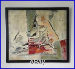 George Blais California Vintage Mid Century Abstract Expressionism Oil Painting