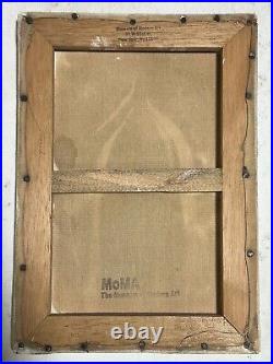 Georgia O´ Keefe Painting on canvas (handmade) vtg art signed and stamped