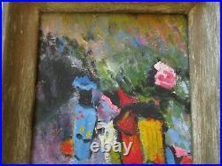 Gerald Payne Rowles B. 1929 Painting Expressionist Modernist Abstract Vintage