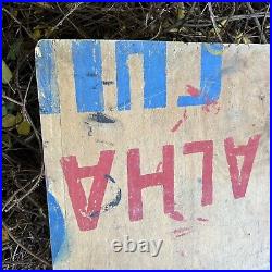 Ghana Africa Vtg Folk Art Hair Barber Salon Painted Sign Rare Humble Boy