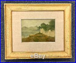 Giorgio Morandi Landscape Painting Italian Art 1922 Signed Listed 03436