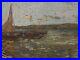 Gloucester Vintage Impressionism Style Nautical Oil Painting Original Signed