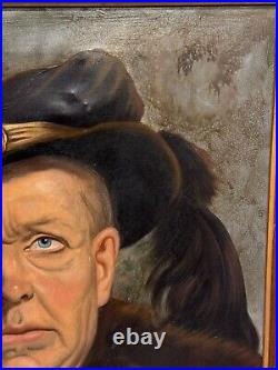 Guszich Guzzich Signed Oil Painting Portrait Aristocrat Lord Nobleman Freemason