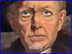 Guszich Guzzich Signed Oil Painting Portrait Aristocrat Lord Nobleman Freemason