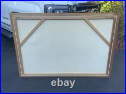 HUGE Letterman Vintage Retro 70s 80s Signed Painting 63 x 43 Duck Geese Flight