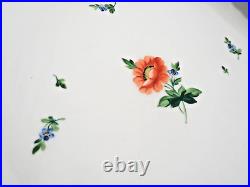 Herend Hvngary Hand Painted Porcelain Aster Ts Square Side/Salad Bowl Signed