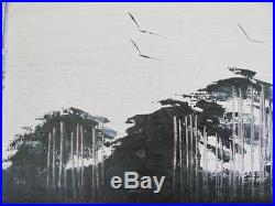 Highwaymen Painting Gibson Sofa Size Vintage Signed On Upson Board