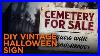 How To Make A Vintage Sign
