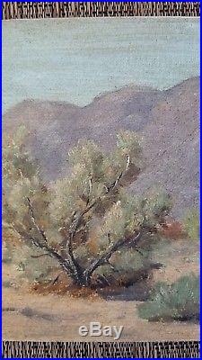 Impressive Vintage Early California Plein Air GEM Landscape Oil Painting Signed