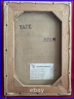 JACKSON POLLOCK oil painting on canvas, vtg stamped signed