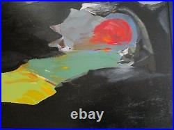 JAN STUSSY (b. 1921) LISTED CALIFORNIA MODERNIST VINTAGE EXPRESSIONISM PAINTING