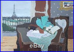 JEAN DE GAVARDIE Original French Vintage Mid-Century Signed Painting LISTED