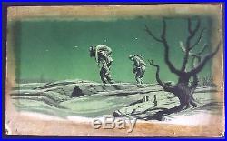 J. R. BINGHAM Original Listed Signed Vintage Illustration War Sat Eve Post 1947