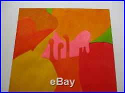 Jae Carmichael Vintage Painting Non Objective Modernism Abstract Expressionist