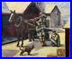 Japan Cold War1950 Vintage Protest Art Painting Acrylic On Wood 23 X 19