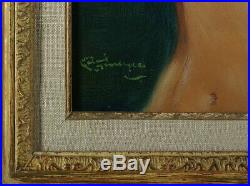 Jean Gabriel Domergue (French, 1889-1962) Oil on Board Nu de Femme Blonde
