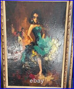 John Bevort Original Oil Painting Signed & Beautifully Framed Dancer