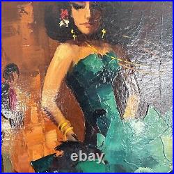 John Bevort Original Oil Painting Signed & Beautifully Framed Dancer