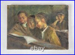 Julius Tanzer New York Vintage WPA Era Ashcan Oil Painting Social Realism Signed