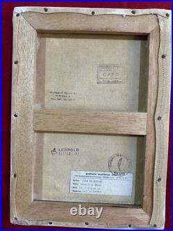 KEES VAN DONGEN oil painting on canvas, vtg stamped signed